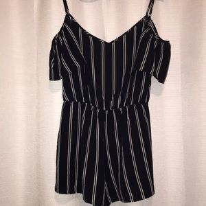 Stripped romper